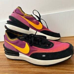 Nike Vibrant Pink and Yellow Athletic Shoes